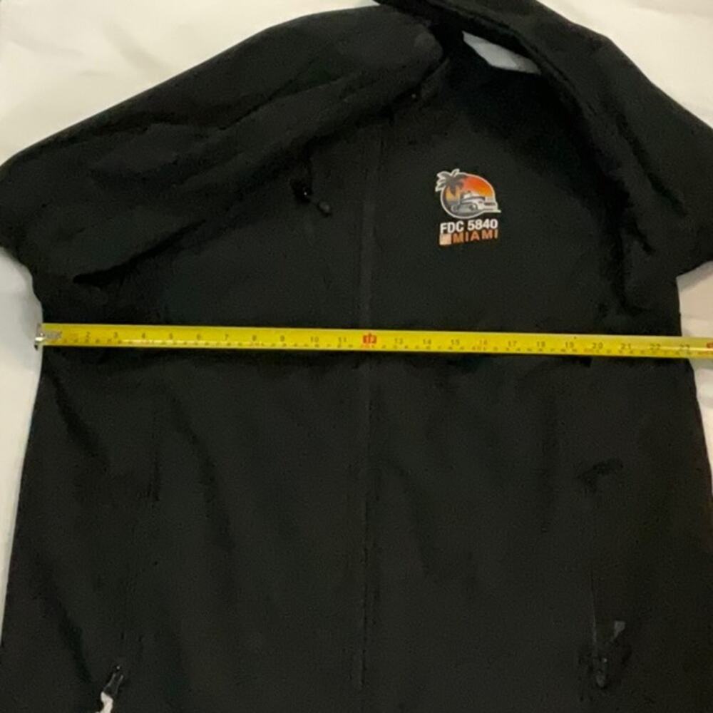 Clique Black Zip Up Jacket L NEW No Tag Home Depot Miami Trucker Bikercore FDC - Picture 9 of 12